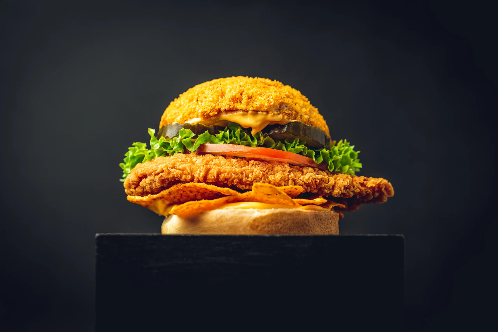 doritos chicken burger